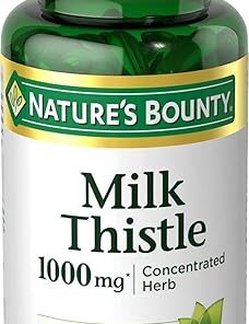 Nature's Bounty Milk Thistle, Herbal Health Supplement, Supports Liver Health, 1000 mg, Rapid Release Softgels, 50 Ct