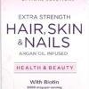 Nature's Bounty Optimal Solutions Hair Skin & Nails Extra Strength Softgels, 150 Count (Pack of 1) Package may vary