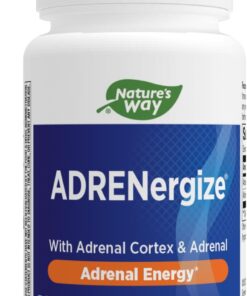 Nature's Way ADRENergize with Adrenal Cortex & Whole Adrenal, Energy Support*, 50 Capsules