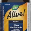 Nature's Way Alive! Men's Daily Ultra Multivitamin, Promotes Healthy Heart & Muscle Function*, with B-Vitamins Including Methylated B12, Gluten Free, 150 Tablets (Packaging May...