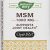 Nature's Way MSM 1000 mg - Joint Health Supplement* - With Methylsulfonylmethane - Gluten-Free & Vegan - 200 Tablets