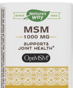 Nature's Way MSM 1000 mg - Joint Health Supplement* - With Methylsulfonylmethane - Gluten-Free & Vegan - 200 Tablets