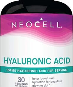 NeoCell Hyaluronic Acid Capsules, Essential Lubricant, Supports Tissue Hydration, Gluten Free, 60 Count, 1 Bottle