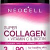 NeoCell Super Collagen With Vitamin C and Biotin, Skin, Hair and Nails Supplement, Includes Antioxidants, Tablet, 270 Count, 1 Bottle