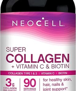 NeoCell Super Collagen With Vitamin C and Biotin, Skin, Hair and Nails Supplement, Includes Antioxidants, Tablet, 270 Count, 1 Bottle