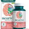 NEURIVA Original Decaffeinated Clinically Tested Nootropic Brain Supplement for Memory, Focus & Concentration, NeuroFactor & Phosphatidylserine, 28ct Capsules