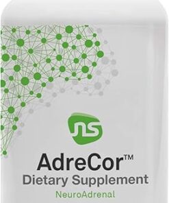 NeuroScience AdreCor - Adrenal Support & Energy Supplement with Rhodiola Rosea, Vitamin B6 & Green Tea Extract - Helps Reduce Fatigue & Brain Fog, Promotes Mood & Stress...