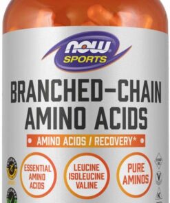 NOW Sports Nutrition, Branched Chain Amino Acids, With Leucine, Isoleucine and Valine, 240 Veg Capsules