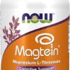 NOW Supplements, Magtein™ with patented form of Magnesium (Mg), Cognitive Support*, 90 Veg Capsules