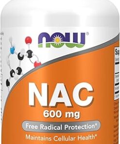 NOW Supplements, NAC (N-Acetyl Cysteine) 600 mg with Selenium, 100 Veg Capsules