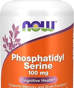 NOW Supplements, Phosphatidyl Serine 100 mg with Phospholipid compound derived from Soy Lecithin, 120 Veg Capsules