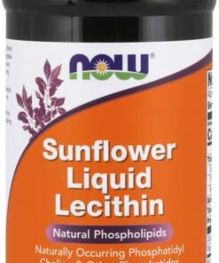 NOW Supplements, Sunflower Lecithin with naturally occurring Phosphatidyl Choline and Other Phosphatides, Liquid, 16-Ounce