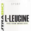 NutraBio 100% Pure L-Leucine - Muscle Recovery and Support - Naturally Fermented Free Form Amino Acid - Vegan, Non-GMO, Gluten Free - 400mg, 180 capsules