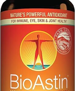 Nutrex Hawaii BioAstin Hawaiian Astaxanthin - 12mg, 60 Softgels - Farm-Direct Premium Antioxidant Supplement to Support Eye, Skin, Joint & Immune System Health - Non-GMO &...