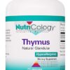 Nutricology Thymus Supplement - Thymus Tissue, Glandular Extract, 1000mg Raw Thymus Glandular, Ovine, Lyophilized, Hypoallergenic - 75 Count