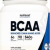 Nutricost BCAA Powder 2:1:1 (Unflavored, 90 Servings) - Branched Chain Amino Acids