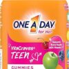 One A Day Teen for Her Multivitamin Gummies, Gummy Multivitamins with Vitamin A, C, D, E and Zinc for Immune Health Support, Physical Energy & more, 60 Count