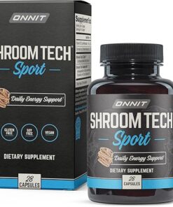 Onnit Shroom Tech SPORT: Clinically Studied Preworkout Supplement with Cordyceps Mushroom (28ct)