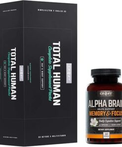 ONNIT Total Human + Alpha Brain 90ct Stack