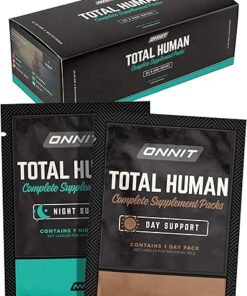 ONNIT Total Human Day and Night Vitamin Packs for Men and Women,Capsule, 30-Day Supply - Adult Multivitamin