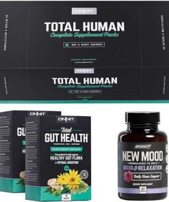 ONNIT Total Human + Total Gut Health + New Mood 60ct Stack