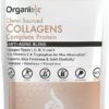 Organixx Clean Sourced Collagen Powder, Hydrolyzed Protein Powder Collagen Peptides with Vitamin C, and Types I, II, III, V, X, For Skin, Joints, Hair and Nails, Aging Support,...