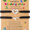 P. BLAKE First Day of School Bracelet Mommy and Me Back to School Kindergarten Gifts Matching Bracelets Set for Mother Daughter Son Girls Boys Jewelry Gifts