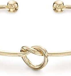 PAVOI 14K Gold Plated Forever Love Knot Infinity Bracelets for Women | Gold Bracelet for Women