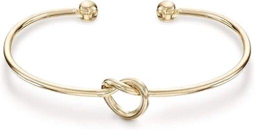 PAVOI 14K Gold Plated Forever Love Knot Infinity Bracelets for Women | Gold Bracelet for Women