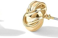 PAVOI 14K Gold Plated Sterling Silver Post Love Knot Stud Earrings | Gold Earrings for Women