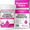 Physician's Choice Probiotics for Women - PH Balance, Digestive, UT, & Feminine Health - 50 Billion CFU - 6 Unique Strains for Women - Organic Prebiotics, Cranberry Extract+ -...