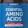 Piping Rock Amino Acid Supplement | 180 Capsules | BCAA and EAA AminoFit Complex | Non-GMO, Gluten Free | by Fitness Labs