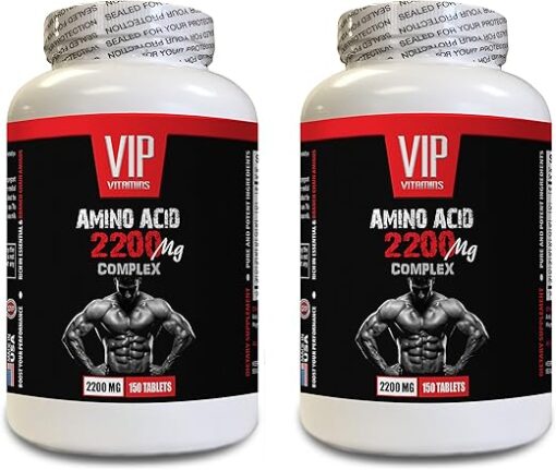 Post Workout Muscle Recovery - Amino Acid 2200 MG Complex - arginine lysine and proline Supplement, Amino Energy pre Workout, Amino acids Supplement, Amino Acid Complex, Amino...