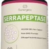 Premium Serrapeptase Enzyme Supplement – Helps Support Sinus Health – Powerful Serrapeptase Enzymes Formula – 40,000 SU Per Capsule- 90 Enteric Coated Serrapeptase Capsules