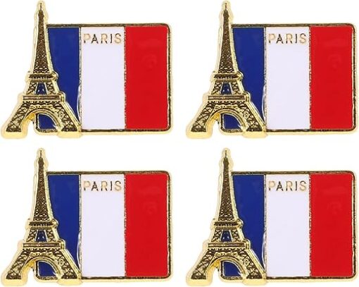 PRETYZOOM 4pcs Country Enamel Pins Dubai Flag Lapel Pin Dubai Brooch Metal Patriotic Badge Dubai Souvenir for Kids Adults Hat Bag Decor Mixed Style