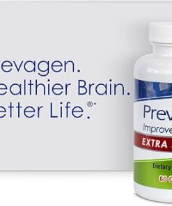 Prevagen Improves Memory - Extra Strength 20mg, 60 Capsules |1 Pack| with Apoaequorin & Vitamin D with Attractive and Stackable Prevagen Storage Box | Brain Supplement for...