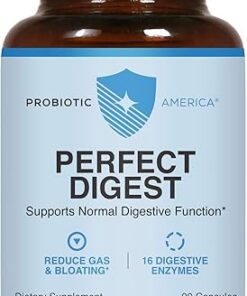 Probiotic America® Perfect Digest® Digestion Function Support Supplement, 90 Count