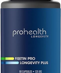 ProHealth Fisetin Supplements-15X Better Absorption from Polyphenol Blend + MCT Oil. 3rd Party Tested Pure. USA Manufactured. Powerful Antioxidant + Senolytic. Fisetin...