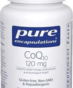 Pure Encapsulations CoQ10 120 mg - Coenzyme Q10 Supplement for Heart Health, Energy, Antioxidants, Brain & Memory Health - Cellular Health, Cognition & Cardiovascular Support* -...