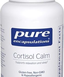 Pure Encapsulations Cortisol Calm - Supports Cortisol Health & Relaxation - Contains Ashwagandha & L-Theanine - Restful Sleep - 120 Capsules