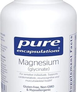 Pure Encapsulations Magnesium (Glycinate) - Supplement to Support Stress Relief, Sleep, Heart Health, Nerves, Muscles, and Metabolism* - with Magnesium Glycinate - 90 Capsules