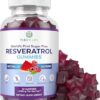 Purify Life Sugar-Free Resveratrol Gummies - Potent 1500mg Resveratrol Supplement to Support Digestive & Immune Health - Resveratrol Supplement for Antioxidant Support, Cell...