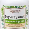 Quantum Health Super Lysine+ / Advanced Formula Lysine+ Immune Support with Vitamin C, Echinacea, Licorice, Propolis, Odorless Garlic (180 Tablets), Packaging may vary