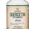 Quercetin with Bromelain - 120 Count (1,200mg Servings) Immune Health Capsules - Supports Healthy Immune Functions in Men and Women (Vegan Safe, Third Party Tested, Gluten Free)...