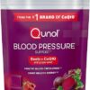 Qunol Beets Chews for Blood Pressure Support, 3 in 1 Beets + CoQ10 + Grape Seed Extract, Supports Healthy Blood Circulation & Heart Healthy Energy, 90 Chews