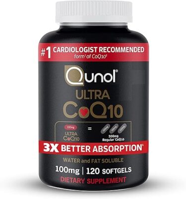 Qunol CoQ10 100mg Softgels Review