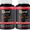 Qunol Ultra CoQ10 100mg Softgels- 3x Better Absorption, Antioxidant for Heart Health & Energy Production, Coenzyme Q10 Vitamins and Supplements, 8 Month Supply, 120 Count (Pack...