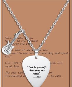 Quotes Guitar Pick Necklace Outfits Jewelry Accessories Inspired Fans Gift Merch