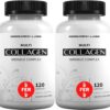 Research Labs 2 for 1 Promo 240 Collagen Pills - 6000 mg. Grass Fed Anti-aging Support for Skin, Joints, Tendons, Bones, Hair and Nails. Paleo Friendly. Collagen Peptides Powder...