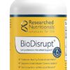 Researched Nutritionals BioDisrupt - Disrupt Biofilm Matrices - Clinically Researched Formula with EnzymesDisrupt Enzyme Blend, Cranberry Extract & N-Acetyl Cysteine (120 Capsules)